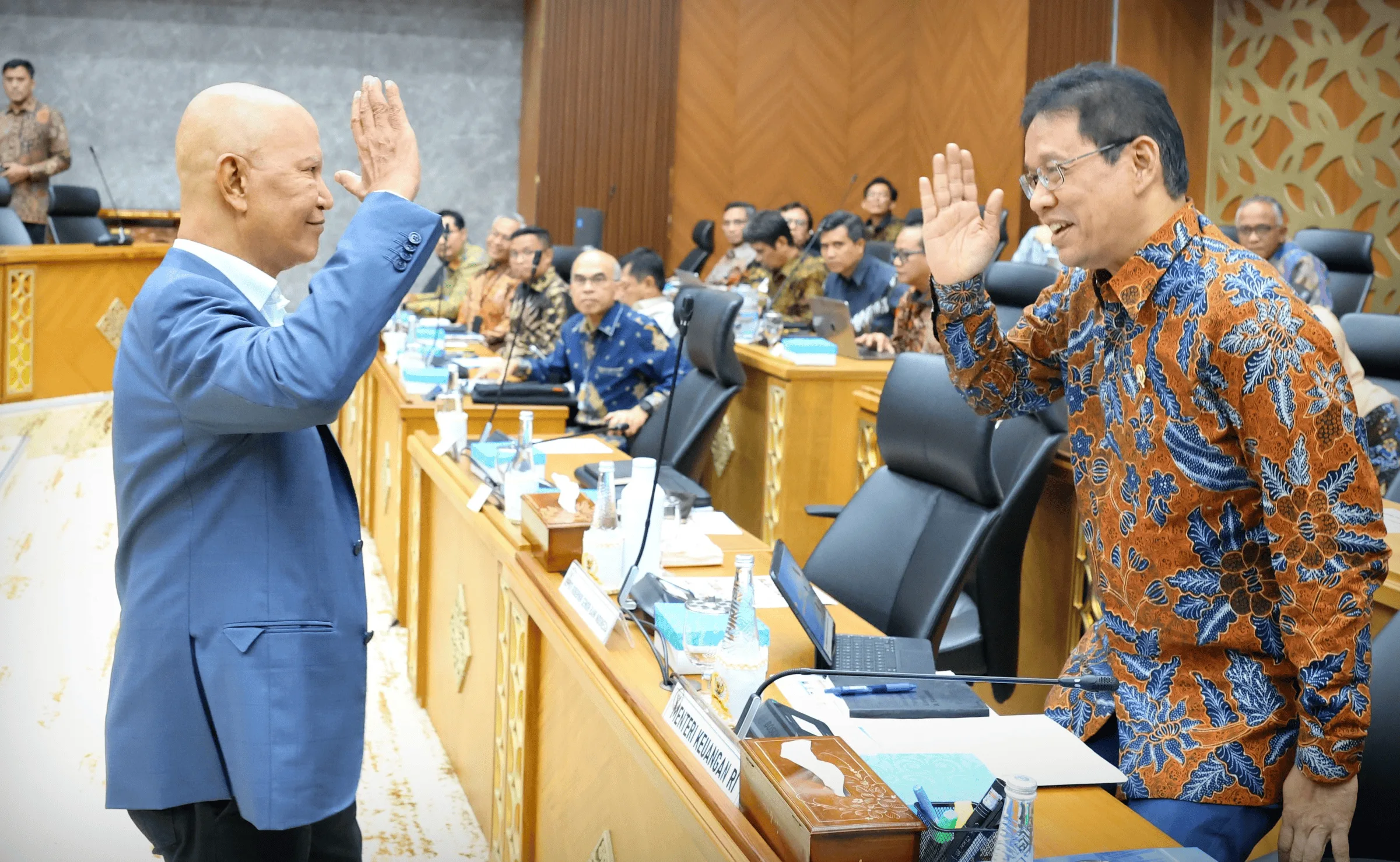 Ketua Badan Anggaran DPR RI Said Abdullah usai Rapat Kerja Badan Anggaran dengan Menteri Keuangan, Purbaya Yudhi Sadewa. (Dok. DPR RI) 