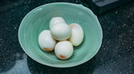 Telur rebus untuk program diet. (Foto: Pexels)