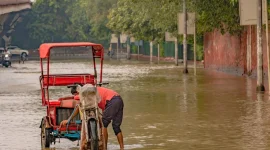Ilustrasi bencana banjir. (Foto: Pexels)