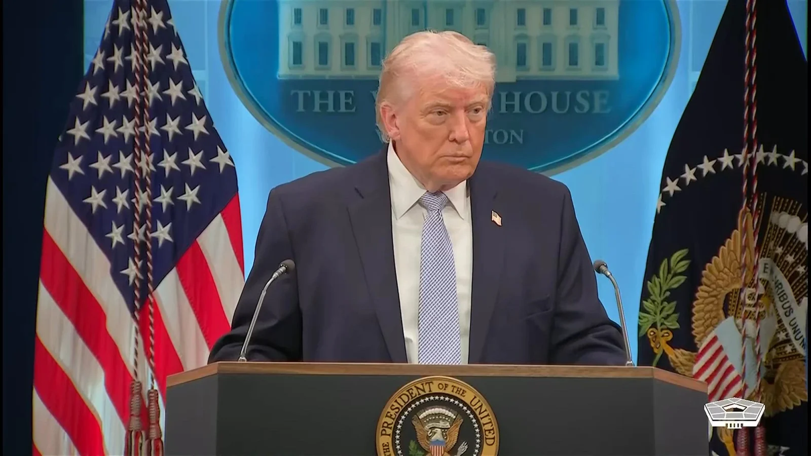 Presiden Amerika Serikat Donald Trump. (Dok. Kementerian Perang AS)