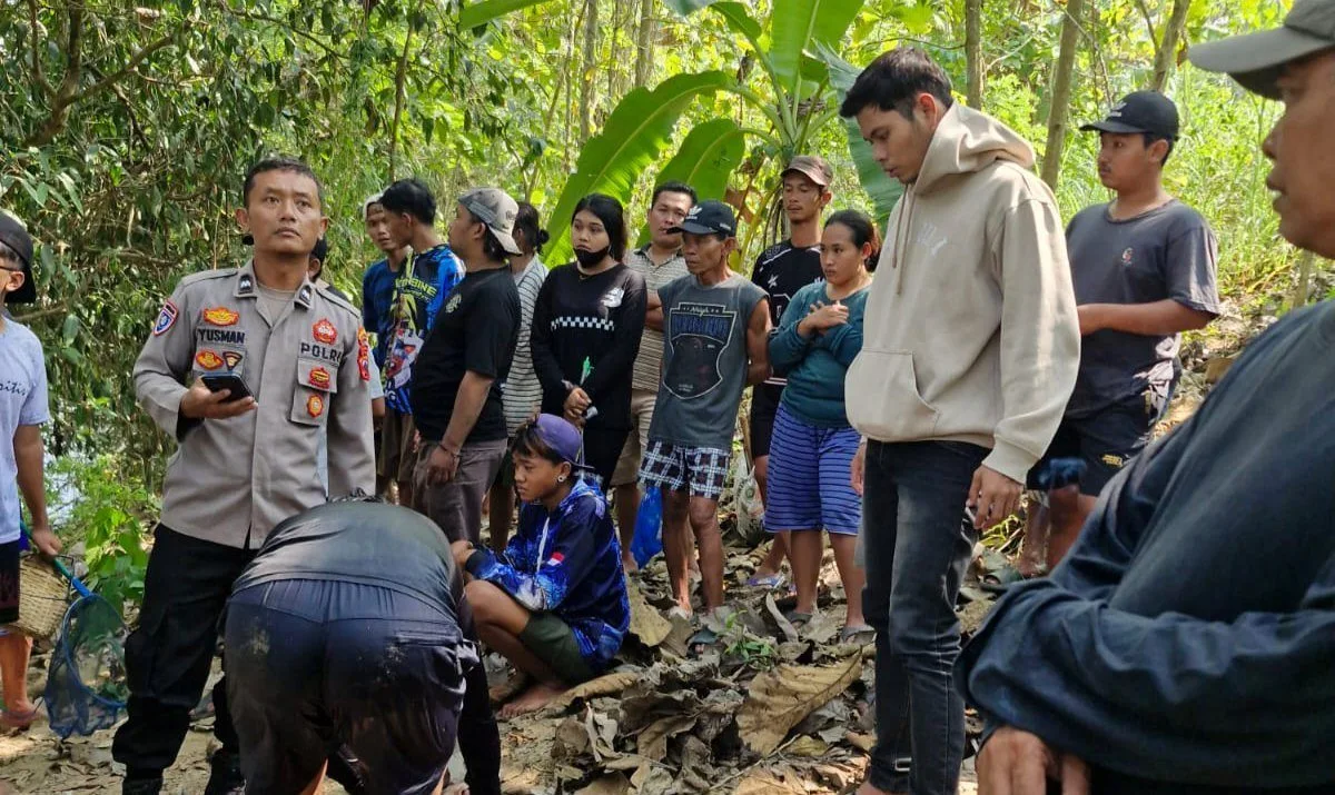 Pria Pencari Ikan Ditemukan Meninggal Diduga Tenggelam di Sungai Tuntang Grobogan. (Dok. Polres Grobogan)
