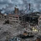 Ilustrasi kompleks industri militer di Kiev, Ukraina. (AI)