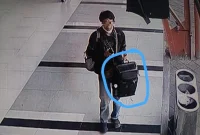 Bukti rekaman CCTV pelaku pencurian tas di Stasiun Tawang, Semarang, Jawa Tengah. (Dok. Polrestabes Semarang)