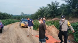 Polres Simalungun Temukan Jenazah Nenek Hermin Lasih Silalahi Membusuk di Parit Perkebunan Sawit. (Dok. Polres Simalungun)
