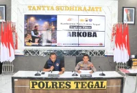 Satresnarkoba Polres Tegal Ungkap Kasus Peredaran Sabu, Dua Orang Diamankan. (Dok. Polres Tegal)