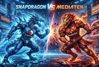 Ilustrasi Snapdragon vs MediaTek.