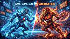 Ilustrasi Snapdragon vs MediaTek.