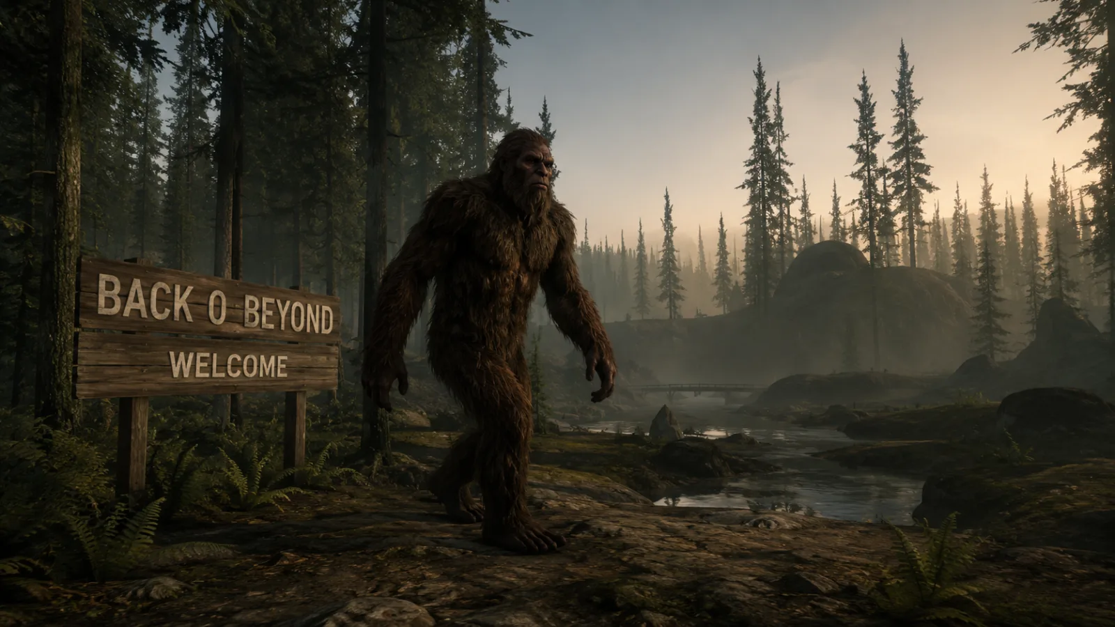 Rumor Keberadaan Bigfoot di Kawasan Back-O-Beyond GTA San Andreas.