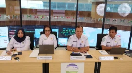 Konferensi pers Badan Meteorologi, Klimatologi, dan Geofisika (BMKG). (Dok. BMKG)