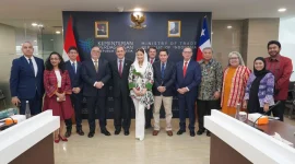 Pertemuan bilateral antara Indonesia dengan Cili. (Dok. Kemendag)