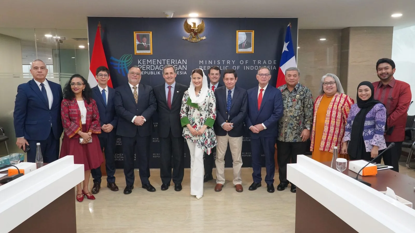 Pertemuan bilateral antara Indonesia dengan Cili. (Dok. Kemendag)