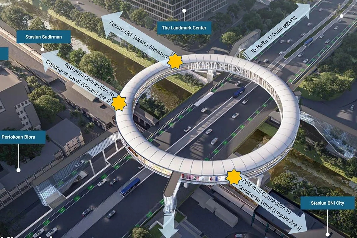 Pemprov DKI Jakarta Resmi Mulai Pembangunan Pedestrian Deck Dukuh Atas